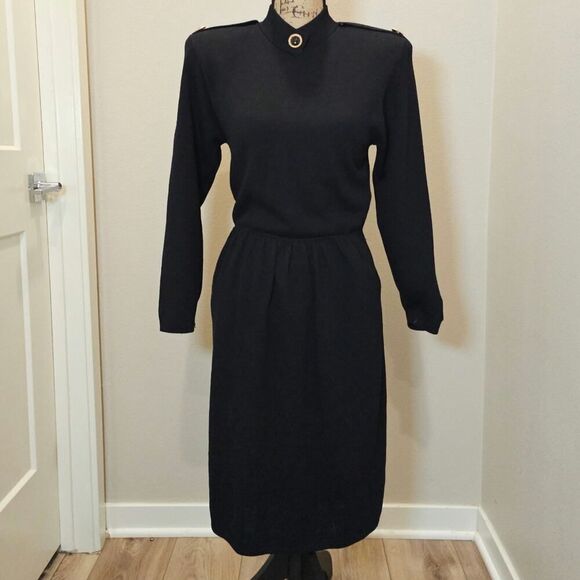 St. John by Marie Gray Santana Knit Sweater Dress Size 8 - Picture 1 of 10